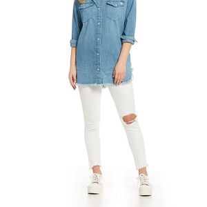 Levi’s woman jeans white skinny